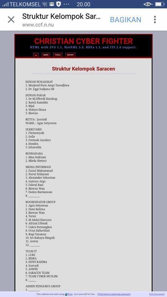 Tokoh Intelektual di balik SARACEN, sindikat penyebar HOAX &amp; isu SARA!