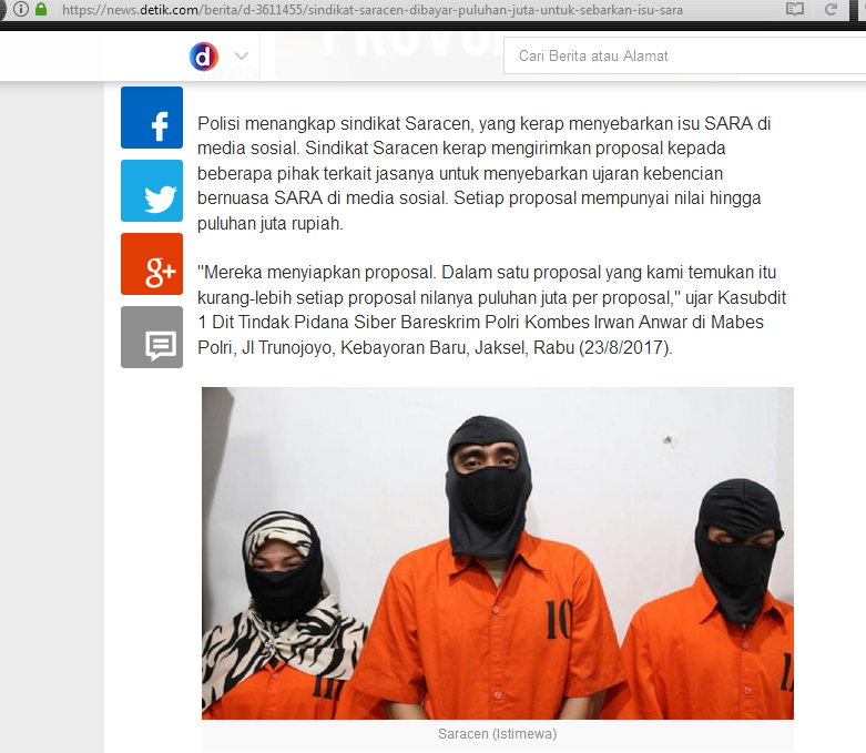 Tokoh Intelektual di balik SARACEN, sindikat penyebar HOAX & isu SARA!