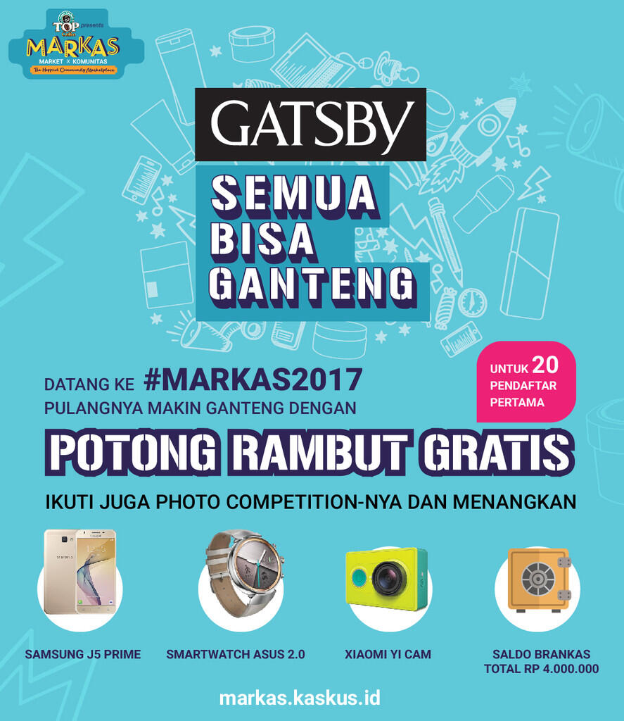 Potong Rambut Gratis &amp; Bisa Dapetin Gadget Kece? Daftar Yuk Gan!