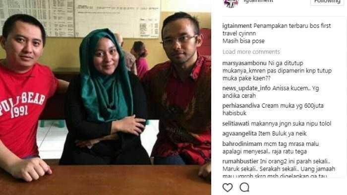 Merasa Tak Bersalah, Istri Bos First Travel Masih Bisa Tersenyum