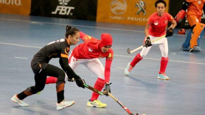 Tm Putera dan Tim Puteri Hoki Ruangan Indonesia ke Final