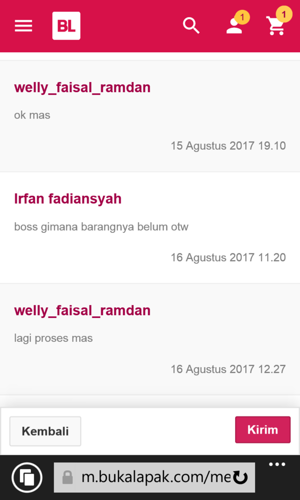 Buka dompet dibekukan 