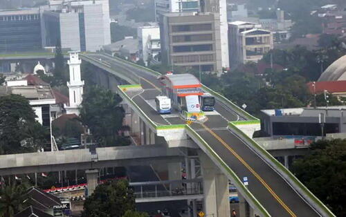 Tegangnya Penumpang Bus Transjakarta Koridor 13 Saat Dalam Perjalanan