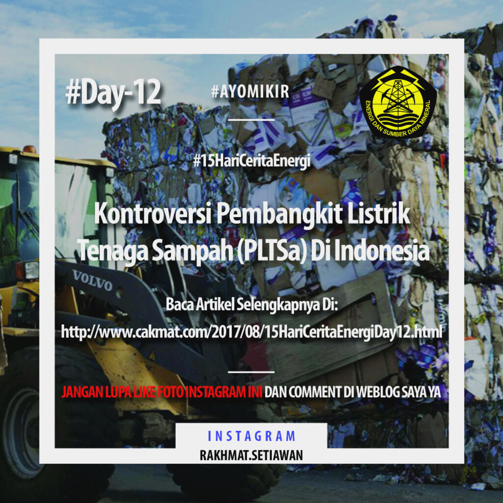 Kontroversi Pembangkit Listrik Tenaga Sampah (PLTSa) Di Indonesia