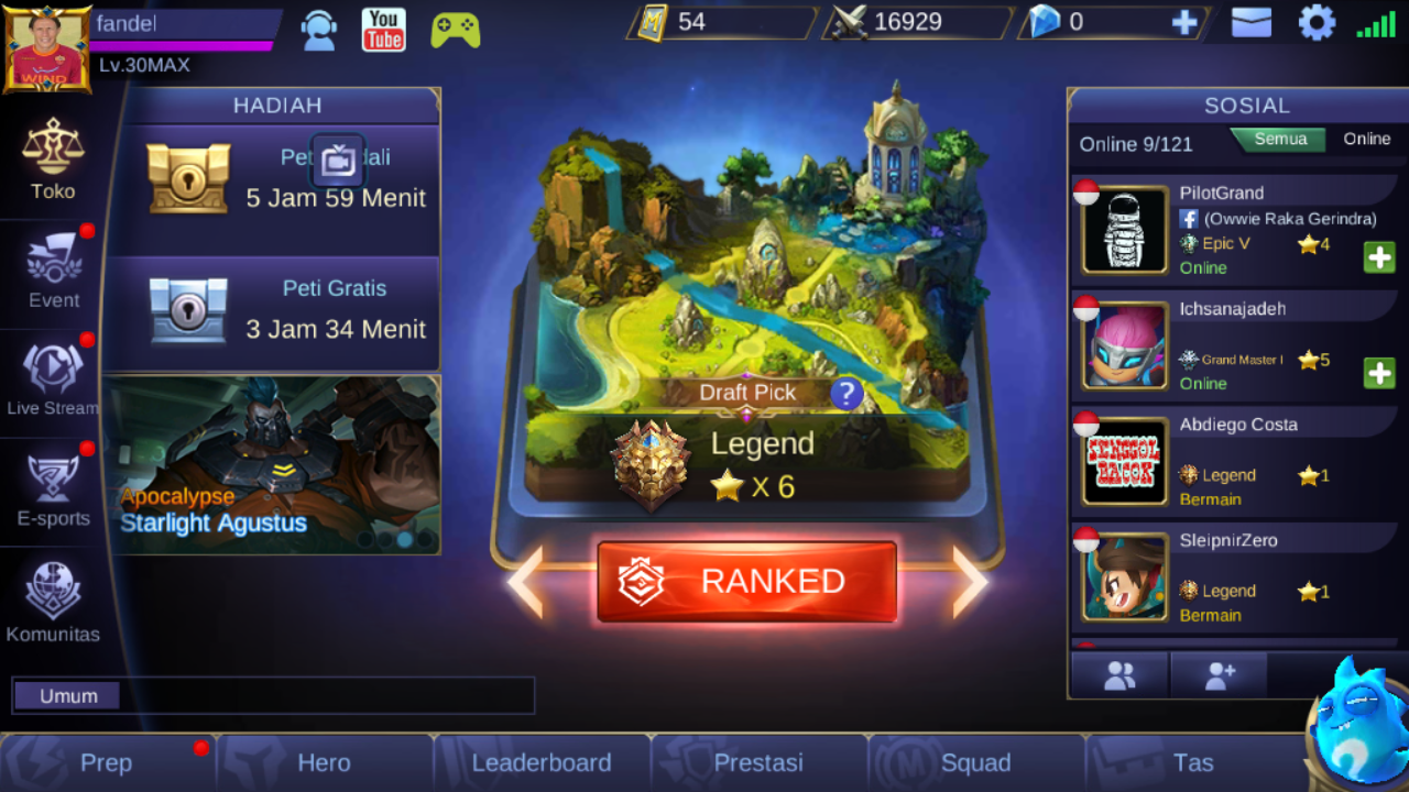 Mobile Legends Recruitment Squad / Team (Post Here)