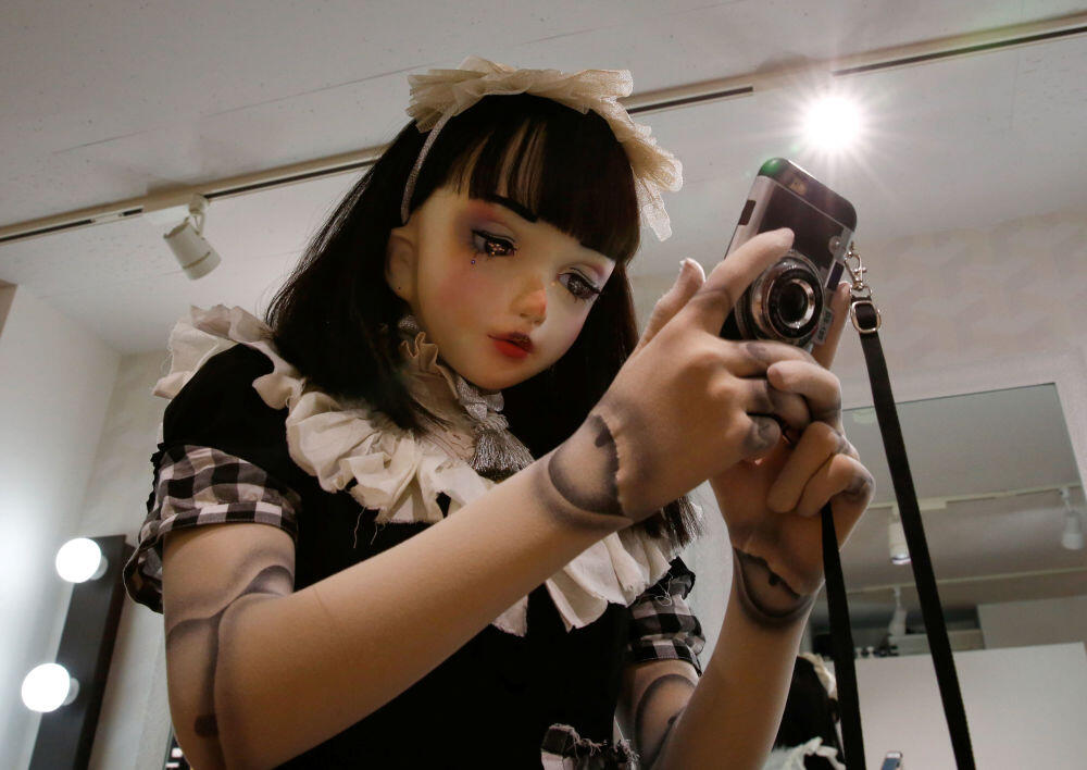 Ada Lulu Hashimoto Model Boneka Hidup di Tokyo