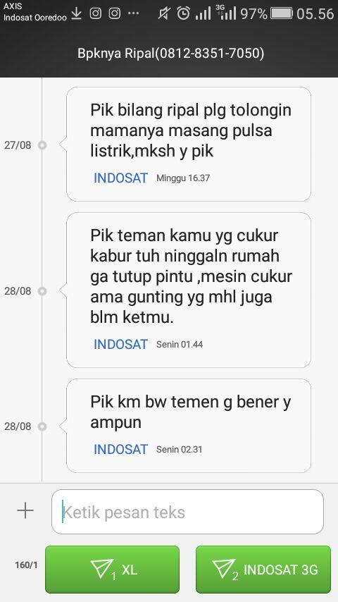 Dicari Orang Yg Bernama Nandar .. Membawa Kabur Alat Pangkas Rambut 3 JT