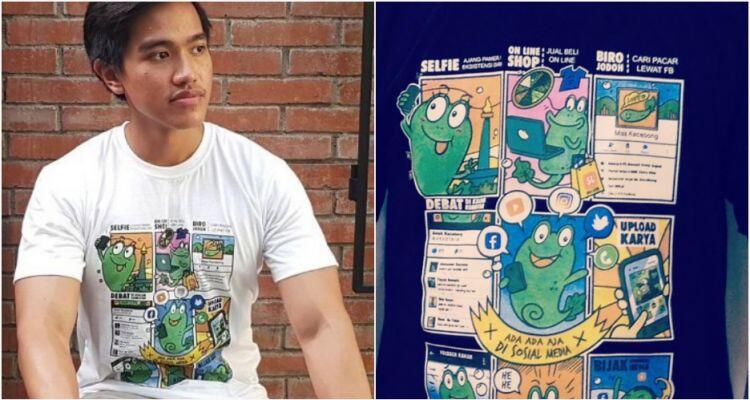 Ini harga kaos Kolektor Kecebong yang diluncurkan Kaesang, laku keras