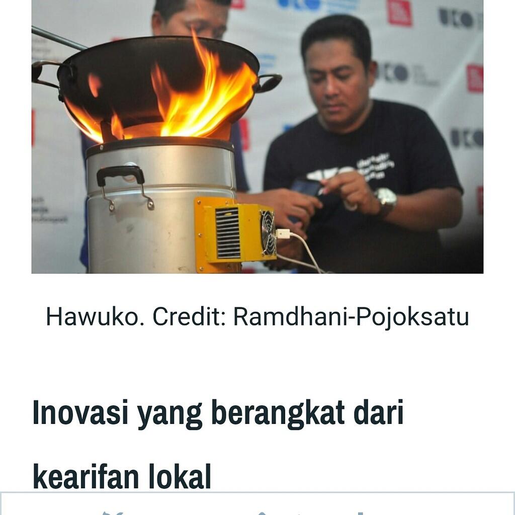 Masak Pakai Bakaran Sampah, Kompor Mungil Ini Bisa Dipakai Charge HP