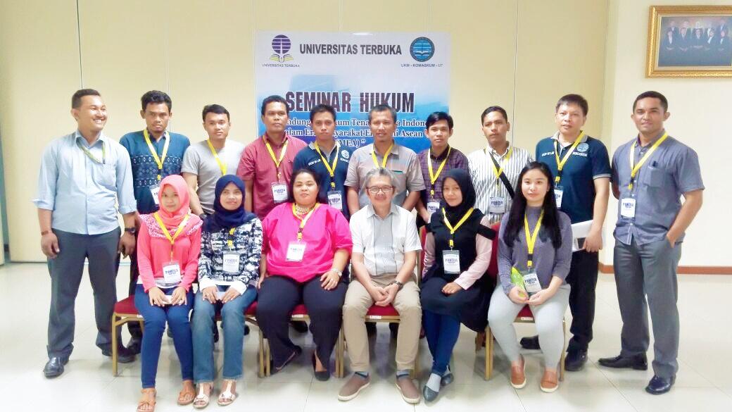 Seminar Hukum Upbjj Jakarta dan Komunitas Mahasiswa Hukum