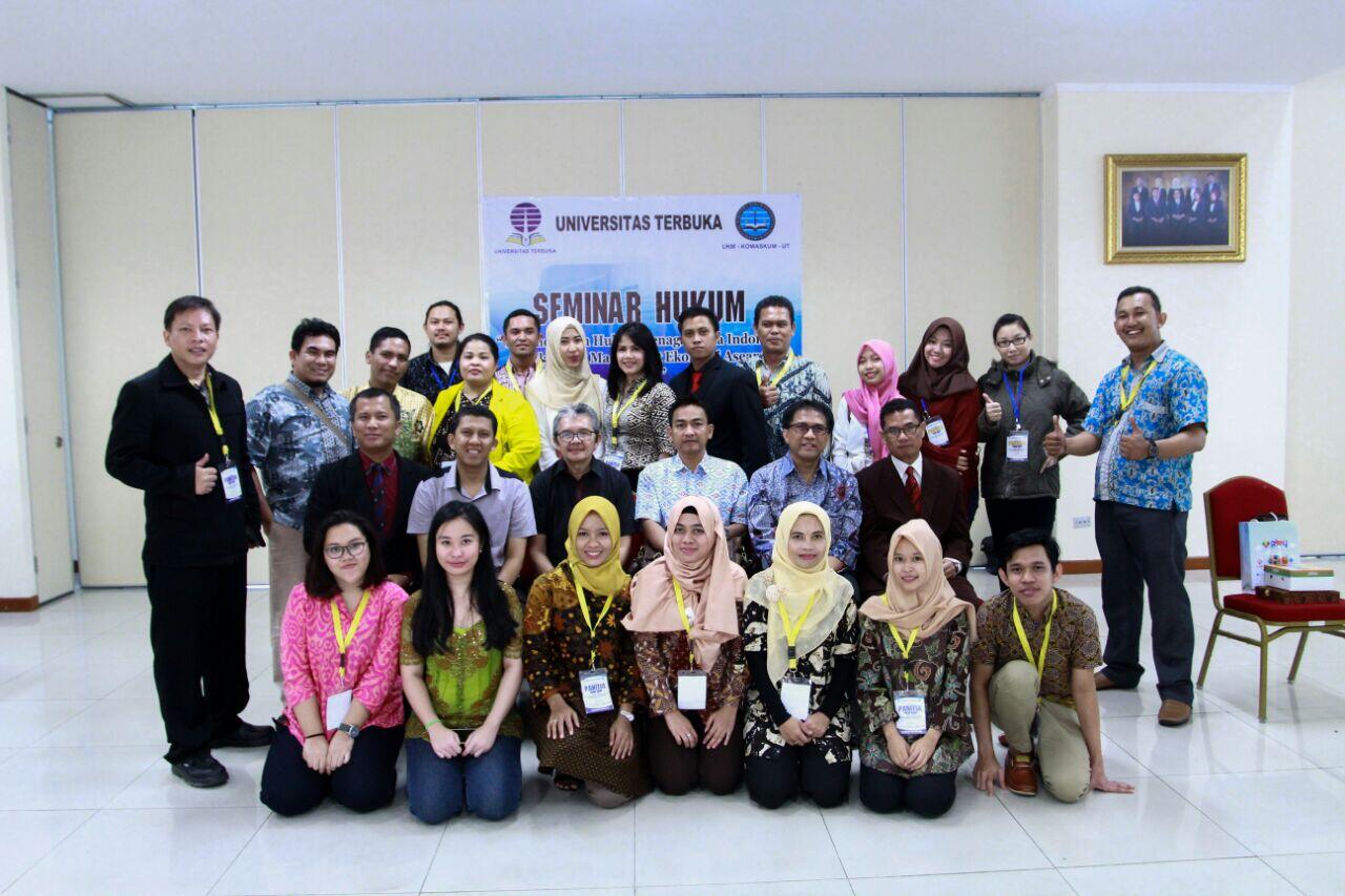 Seminar Hukum Upbjj Jakarta dan Komunitas Mahasiswa Hukum