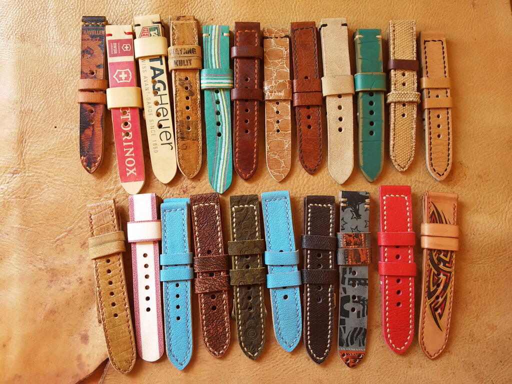 (edisi Idul Adha/ngabisin stok lama) Leather Strap Vintage size 18/20/22/24mm.