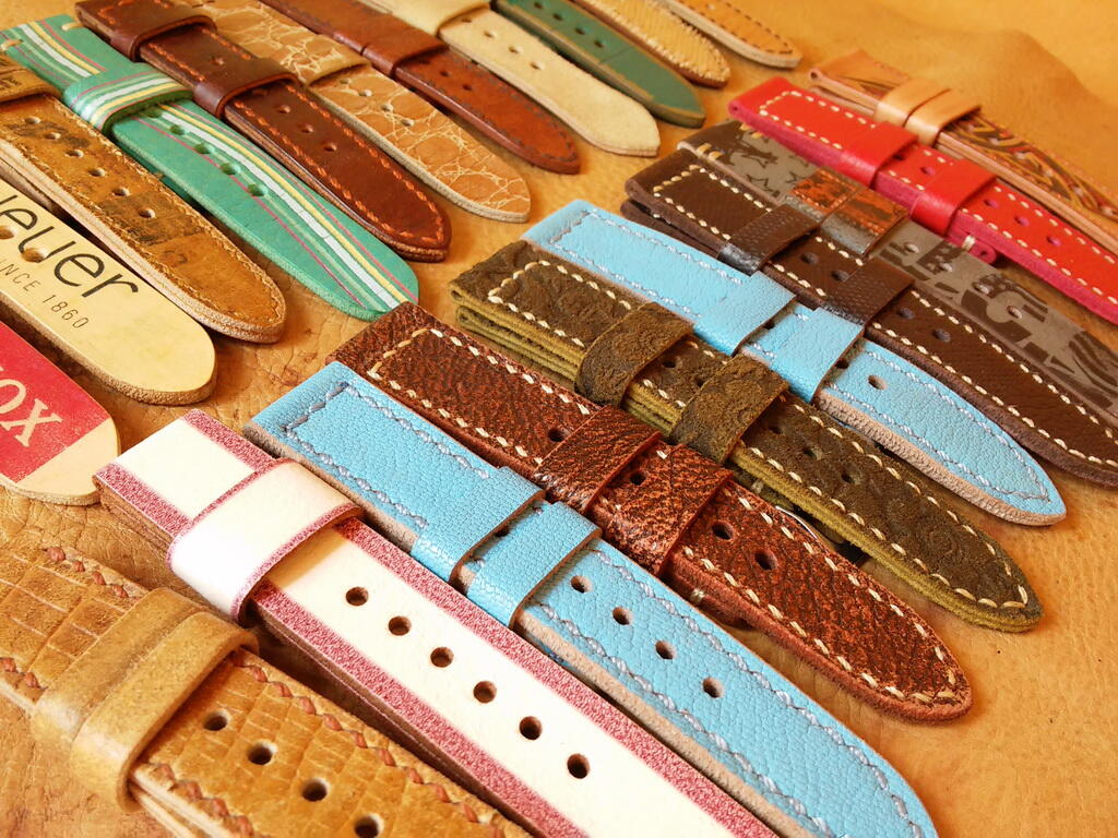 (edisi Idul Adha/ngabisin stok lama) Leather Strap Vintage size 18/20/22/24mm.