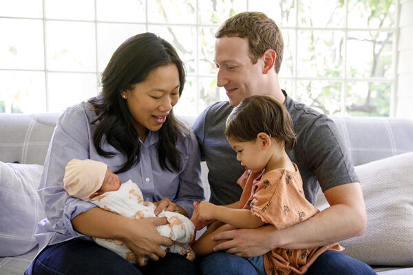 Mark Zuckerberg Umumkan Kelahiran Putri Keduanya Di Facebook