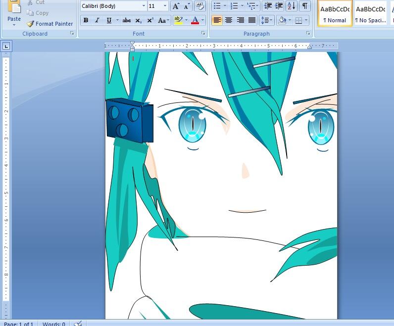 WOW KEREN, Cara Menggambar Sinon di Microsoft. Office words