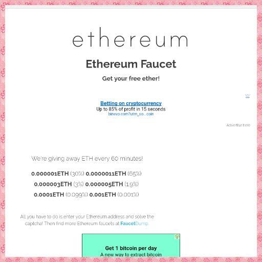 Faucet Ethereum Tipe Direct Wallet yang Terpercaya &#91;Update&#93;