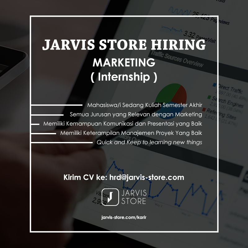 Lowongan Magang / Internship Bandung - Partnership and Marketing Jarvis Store