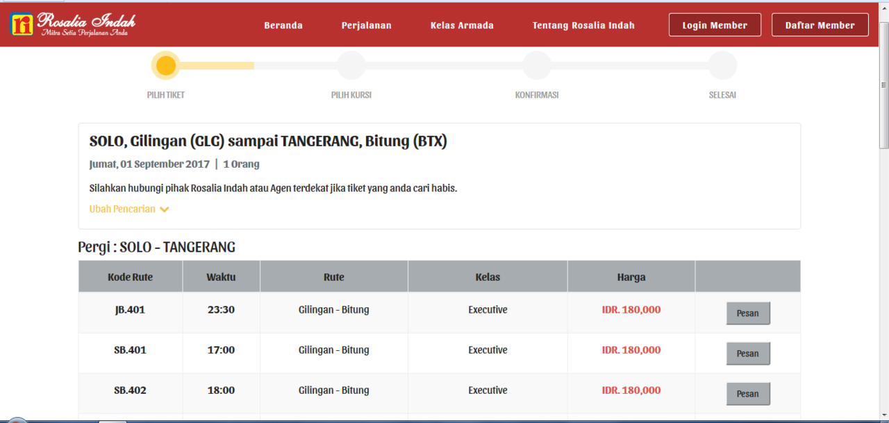 Inovasi Pemesanan Tiket Bus Online di Indonesia &#91;UPDATE&#93;