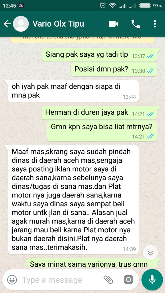 Iseng ngerjain penipu di *lx