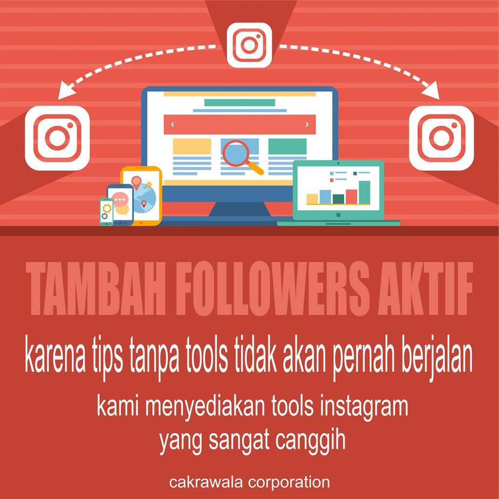 MENJUAL FOLLOWERS INSTAGRAM AKTIF INDO UNTUK OLSHO&amp;AKUN PRIBADI