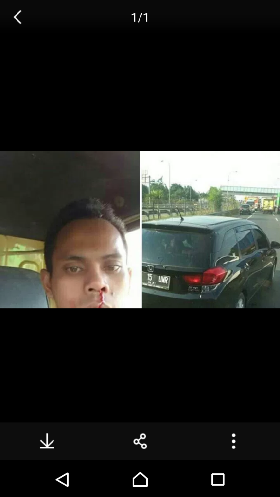 Bapak Ini Jadi Korban Penganiayaan Oleh Oknum Pengemudi Yang Arogan