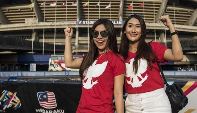 Inilah Para Supporter Cantik Indonesia dan Malaysia