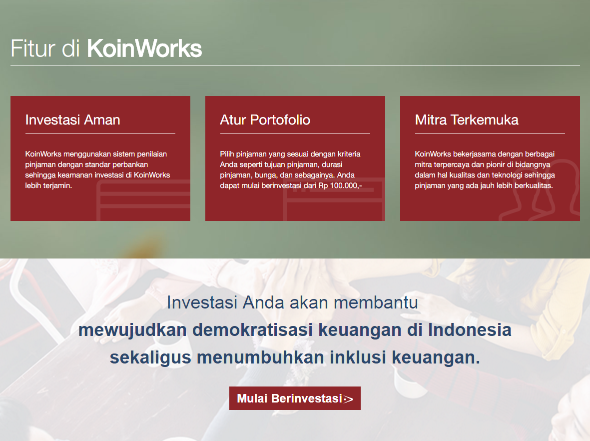 Berinvestasi Melalui KoinWorks