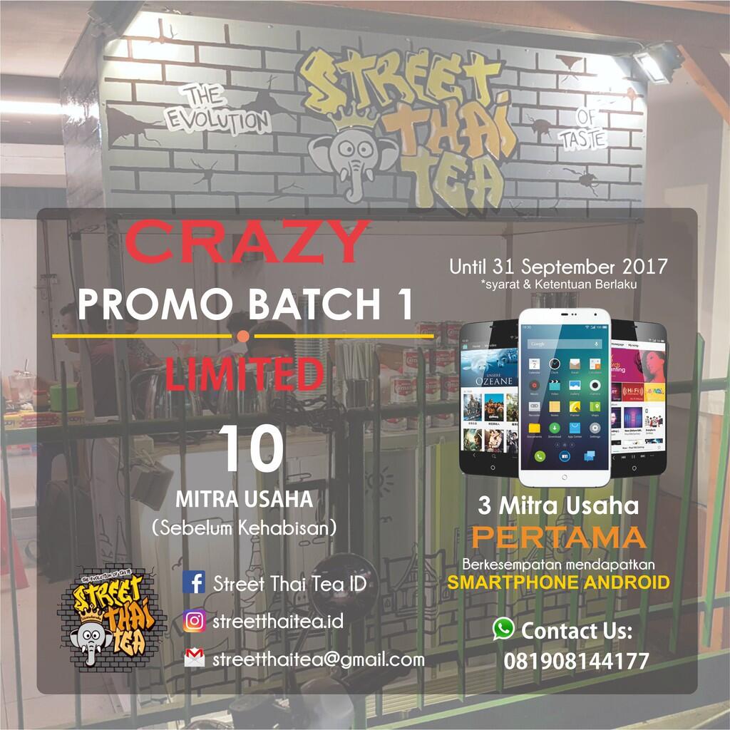 Mitra Usaha STREET THAI TEA PROMO SPESIAL PRICE untuk Modal Pas-pas an 