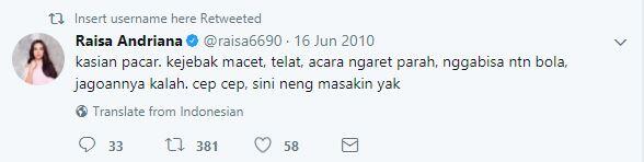 Dulu Kita Pernah Alay Di Twitter, Eh Raisa Juga Kok Gan!