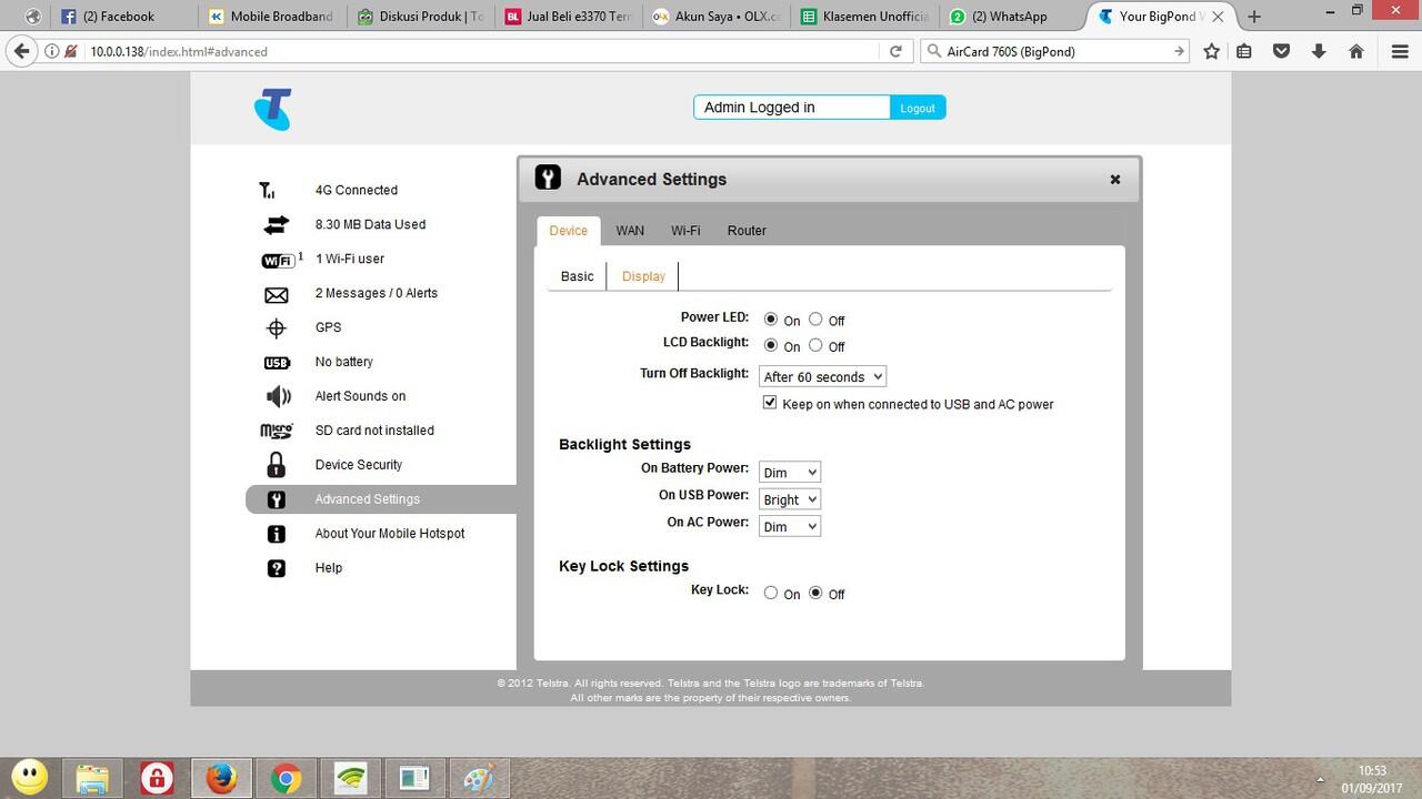 &#91;REVIEW&#93; MIFI Sierra NETGEAR AirCard 760S 4G LTE unlock bypass gps lcd warna dll!