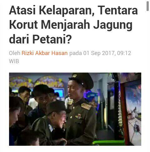 Atasi Kelaparan, Tentara Korut Menjarah Jagung dari Petani?
