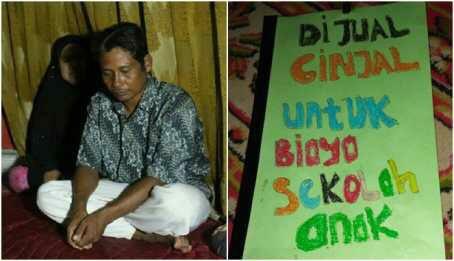 4 Kisah Memilukan Orang Tua yang Rela Jual Ginjal Demi Sekolah Anak.