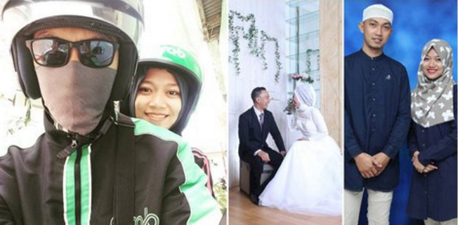 Nekad Minta Nomor, Tak Disangka Penumpang & Ojek Ini Berjodoh