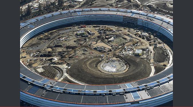 Apple Park, Gedung berbentuk UFO yang akan dibuka saat rilis iPhone8