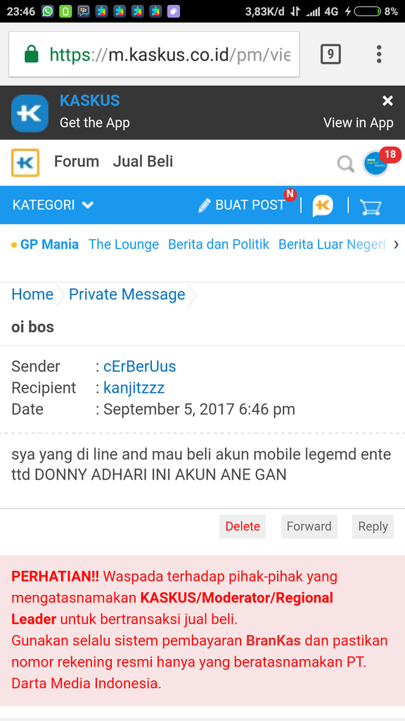 Tertipu Akun Verived Seller