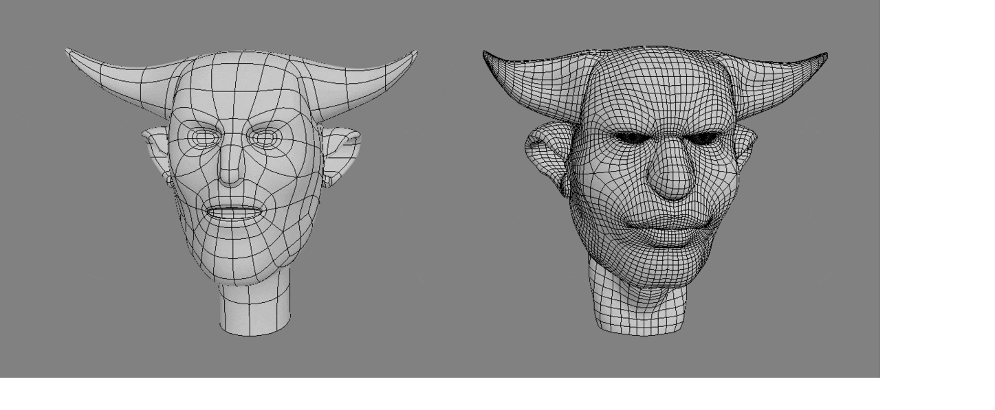 Creature Design : Head Base - Paint Deformation Sculpt
