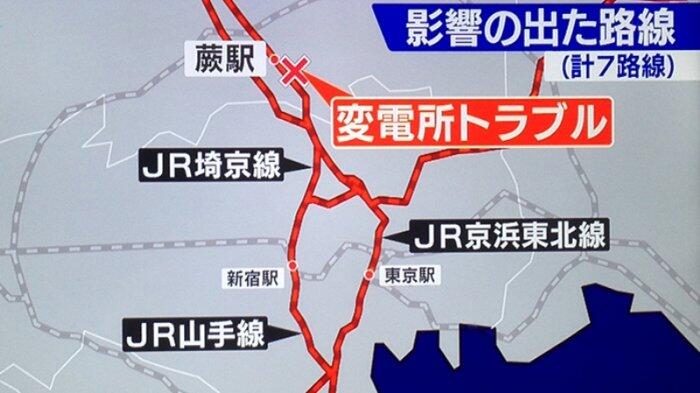 Listrik Mati di Tokyo Jepang 40 Menit, 7 Jalur Kereta Api Berhenti, Masyarakat Ngomel