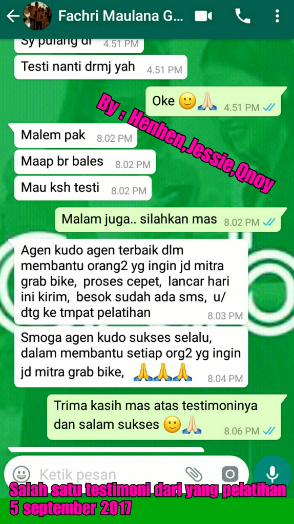 &#91;GRAB&#93; Lowongan Mitra Pengemudi