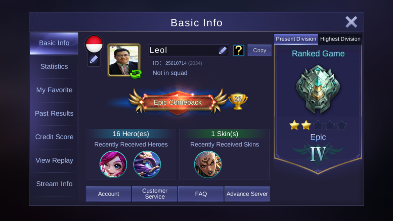 Mobile Legends Recruitment Squad / Team (Post Here)