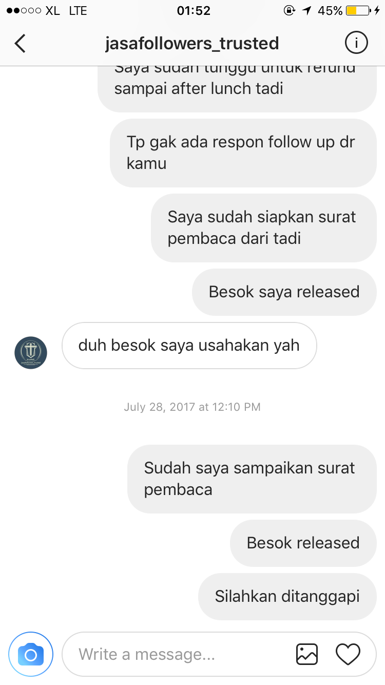 PENGALAMAN BURUK BELI FOLLOWER DI INSTAGRAM JRSUGIANTO_STORE