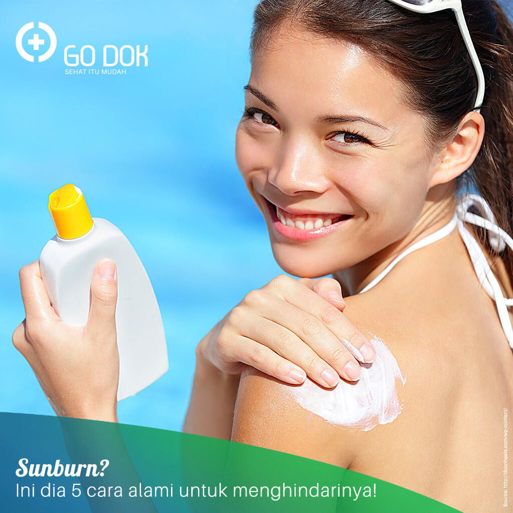 5 Cara Hindari Sunburn yang Harus Gansis Ketahui