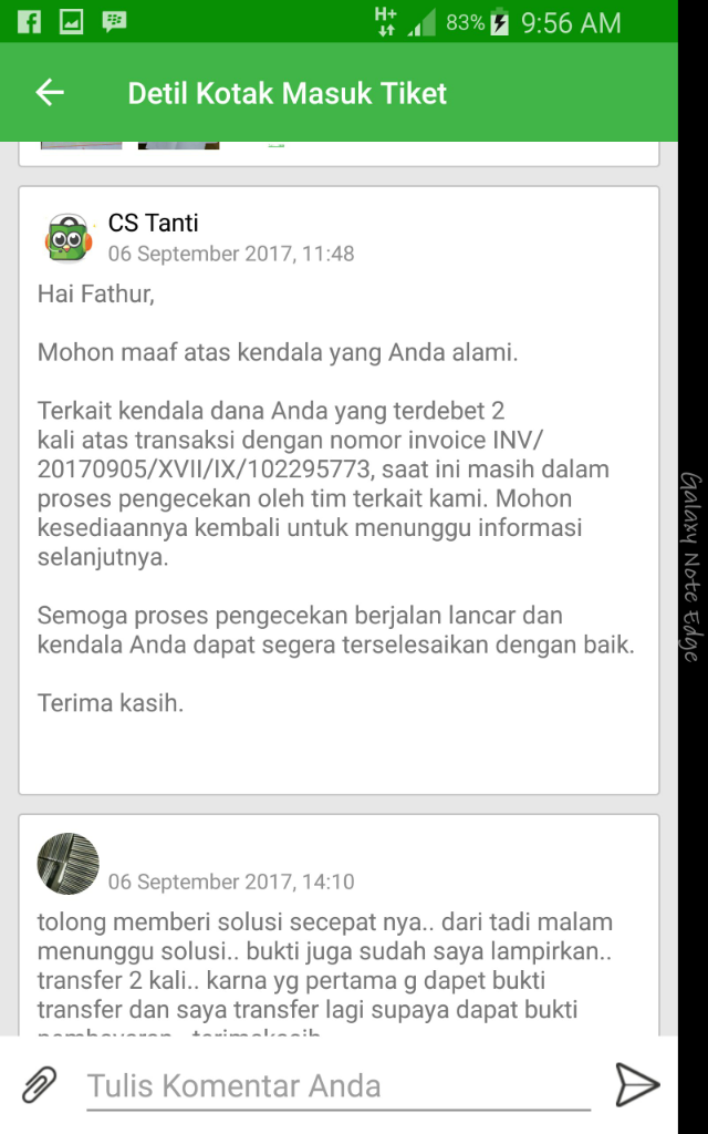 Permasalahan Tokopedia