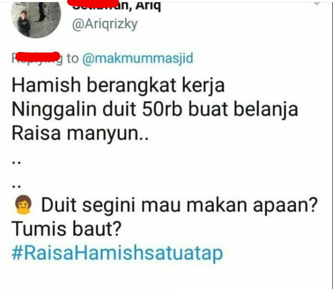 komen lucu netizen soal hamish dan raisa (no.11 bakal bikin kamu ketawa sampe nangis)