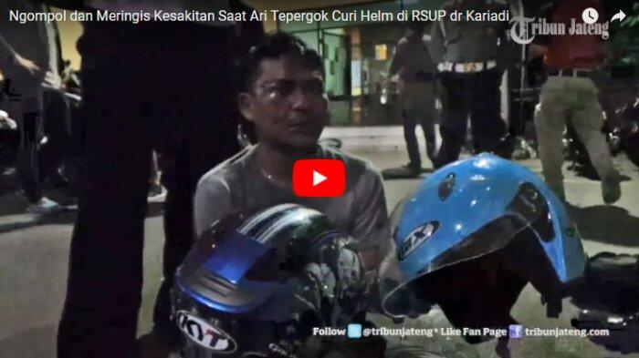 Dinterogasi Polisi, Maling Helm Ketakutan hingga Ngompol di Celana
