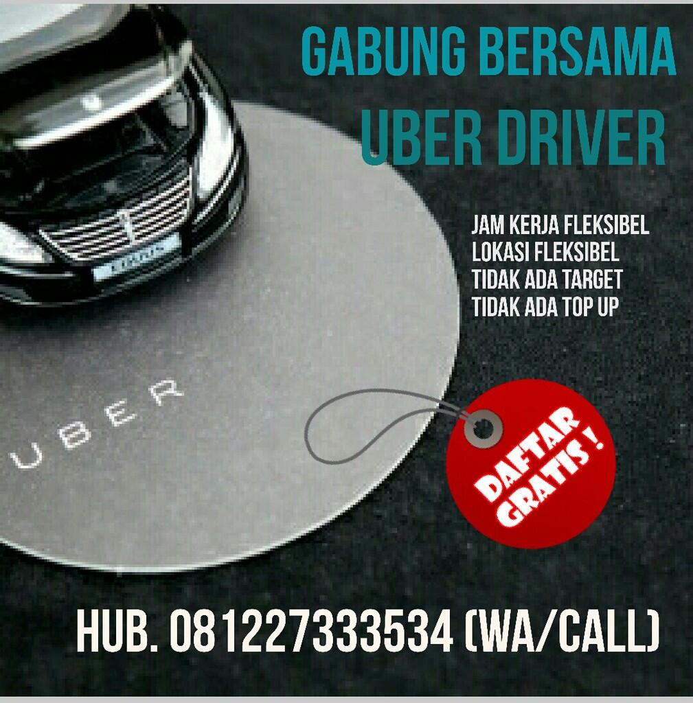 Pendaftaran UBER Driver Gratis