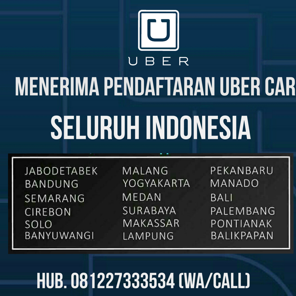 Pendaftaran UBER Driver Gratis