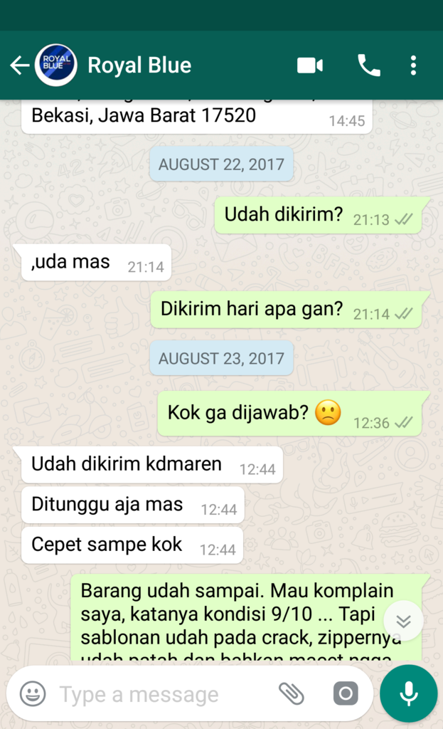 Masuk gan! : Sharing Pengalaman Belanja Pakaian Secondhand Branded di Instagram