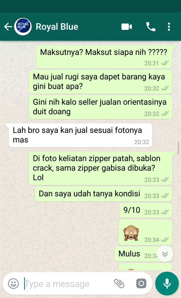 Masuk gan! : Sharing Pengalaman Belanja Pakaian Secondhand Branded di Instagram