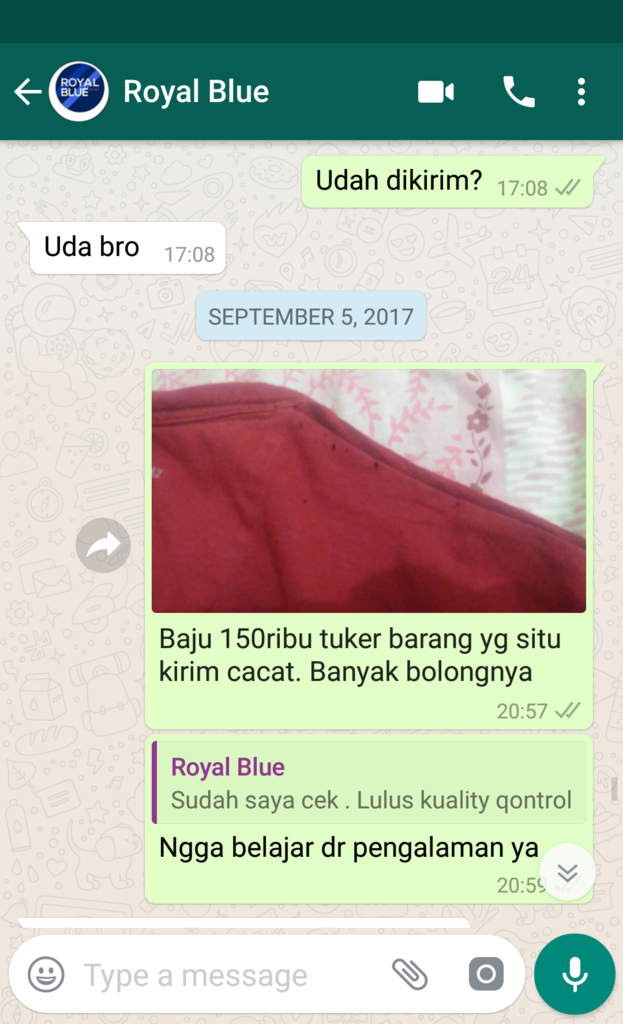 Masuk gan! : Sharing Pengalaman Belanja Pakaian Secondhand Branded di Instagram