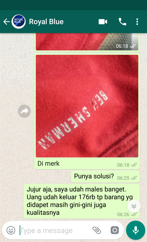 Masuk gan! : Sharing Pengalaman Belanja Pakaian Secondhand Branded di Instagram